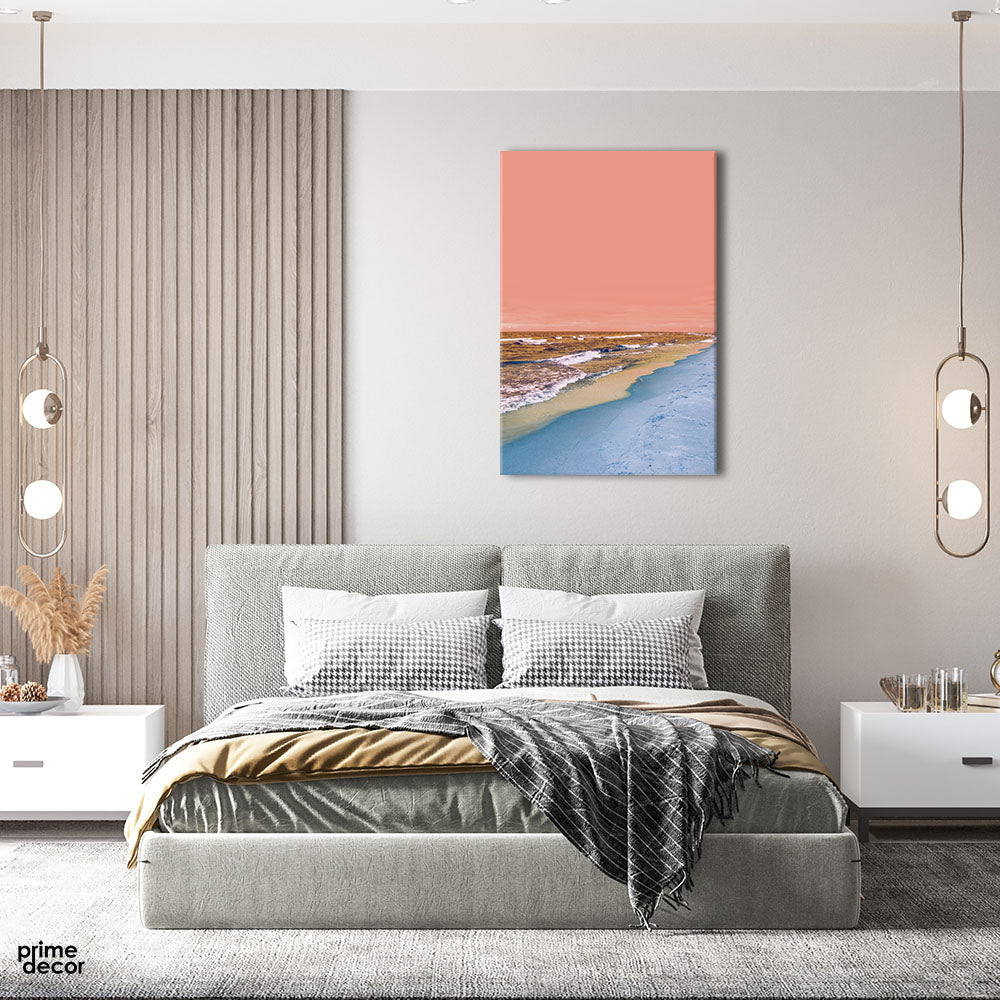 Graceful Pink Sky | Nordic Wall Art - Prime Décor