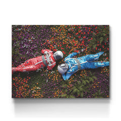 Cosmic Couple In Flower Field