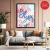 Be You Motivational Art Over Colorful Background | Abstract Motivational Artwork #0096