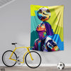 Ronaldinho Balancing Football On Head Pop Art | Sports Tapestry