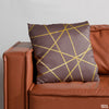 Mid Century Shimmer Lines | Abstract Cushion #099