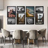 Time To Visit The Famous Places Of The World (8 Panel) Travel Wall Art