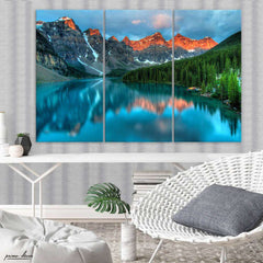 Banff National Park (3 Panel) Landscape Wall Art - Prime Décor