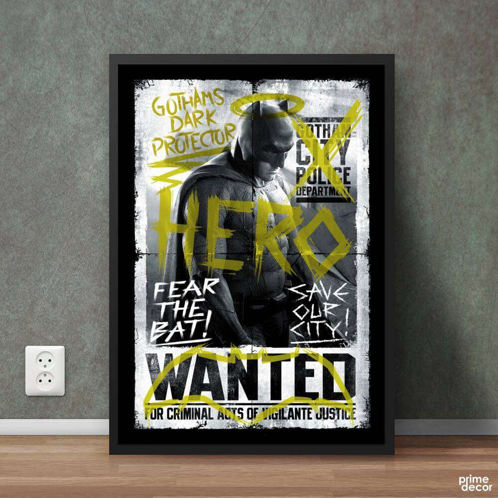 Batman Wanted | Movie Poster Wall Art - Prime Décor