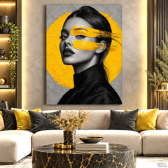 A Stroke of Brilliance (Single Panel) Digital Painting Wall Art