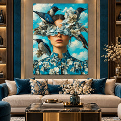 Whispers of the Wild (Single Panel) Digital Painting Wall Art
