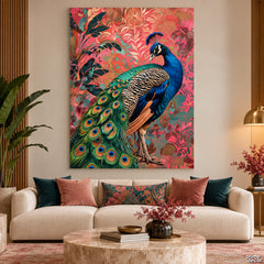 A Symphony of Feathers (Single Panel) Digital Painting Wall Art