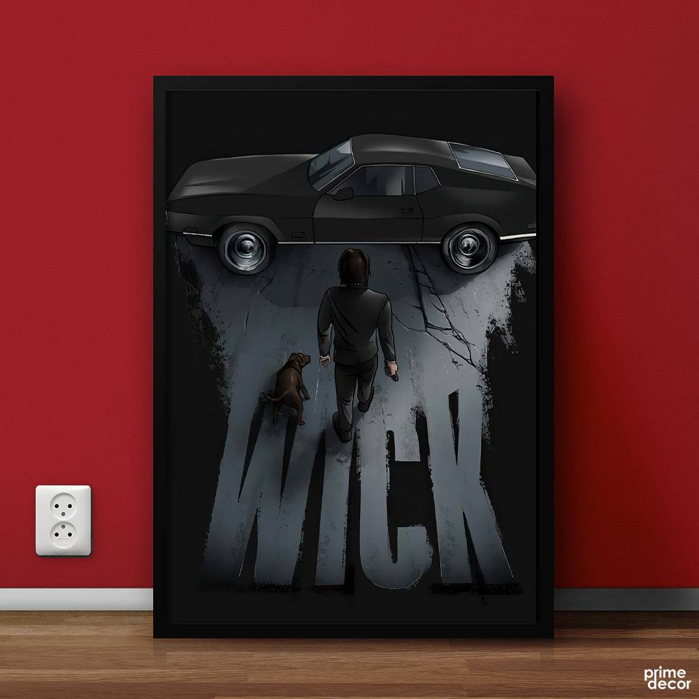 Amoled John Wicked | Movie Poster Wall Art - Prime Décor