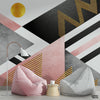 Colorful Geometric Shapes | Abstract Wallpaper Mural