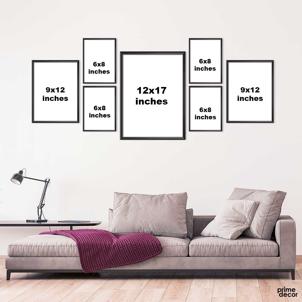 Aesthetic Pakistan Cricket Team (7 Panel) Cricket Wall Art - Prime Décor