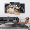 Elegant Horses Running in Wind (4 Panel) Animal Wall Art On Sale