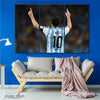 Leo Messi Victory (3 Panel) Football Wall Art On Sale