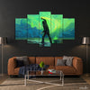 Man Painting Sky (5 Panel) Abstract Wall Art On Sale