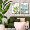 Nordic Natural Aloe Leaves (2 Panel) Floral Wall Art On Sale