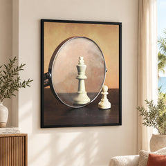A Chess Piece In Front Of A Mirror | Abstract Motivation Artwork #00116