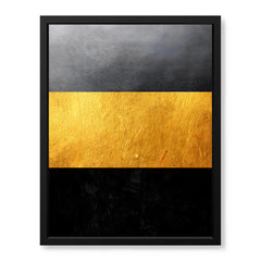 Black Gold & Grey Abstract Design | Abstract Office Artwork #00138