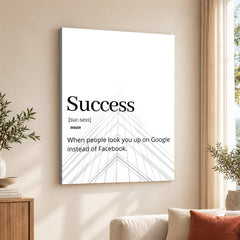 Success Motivational Quote Over White Background | Abstract Motivational Artwork #00140