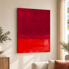 Red & Orange Color Shades Abstract Design | Abstract Office Artwork #00196