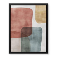 Colorful Abstract Design Over White Background  | Abstract Office Artwork #00215