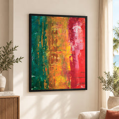 Colorful Abstract Paint Stroke Art | Abstract Fashion Artwork #00236