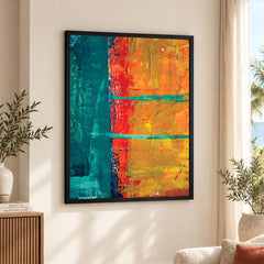 Colorful Abstract Paint Stroke Art | Abstract Fashion Artwork #00237