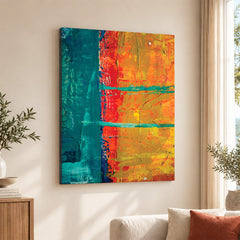 Colorful Abstract Paint Stroke Art | Abstract Fashion Artwork #00237