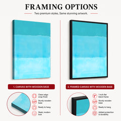 Blue Color Shades Design | Abstract Office Artwork #0025