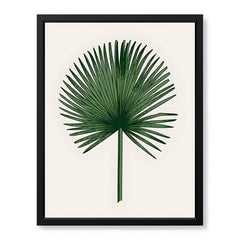 Dark Green Tropical Leaves Floral Design | Abstract Floral Artwork #0027