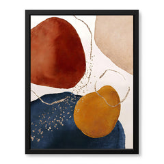 Colorful Abstract Design Over White Background | Abstract Office Artwork #00282