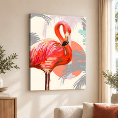 Beautiful Bird With Colorful Paint Stroke | Abstract Nature Artwork #00298