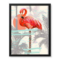 Beautiful Bird With Colorful Paint Stroke | Abstract Nature Artwork #00299