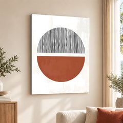 Black & Brown Abstract Art Deign | Abstract Office Artwork #00344