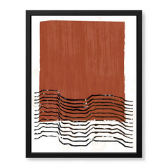 Black & Brown Abstract Art Deign | Abstract Office Artwork #00345