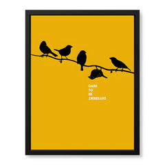 Dare To Be Different Motivational Quote | Abstract Motivational Artwork #00351