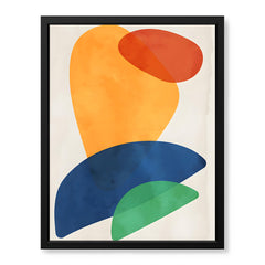 Colorful Abtract Art Over White Background | Abstract Office Artwork #00370