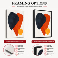 Colorful Abtract Art Over White Background | Abstract Office Artwork #00371