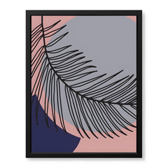 Black Abstract Floral Art Over Colorful Background | Abstract Floral Artwork #00380