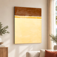 Brown Color Shades Abstract Art Design | Abstract Office Artwork #00403