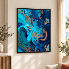 Beautiful Abstract Art With Colorful Paint Art | Abstract Office Artwork #00417