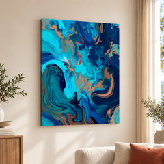Beautiful Abstract Art With Colorful Paint Art | Abstract Office Artwork #00417