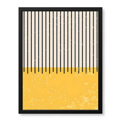 Black & Gold Abstract Line Art Over White Background | Abstract Office Artwork #00430