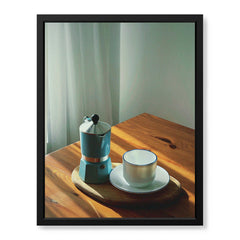 Beautiful View Of A Coffe Cup On The Table | Abstract Nature Artwork #00464