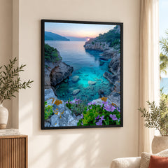 Beautiful View Of Sunrise From A Beautiful Lake | Abstract Nature Artwork #00488