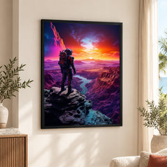 Beautiful View Of Space From Astronaut Site | Abstract Nature Artwork #00491