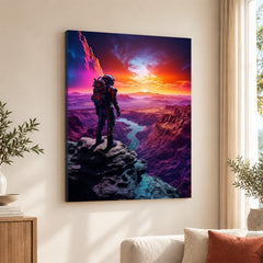 Beautiful View Of Space From Astronaut Site | Abstract Nature Artwork #00491