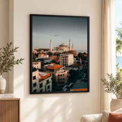 Beautiful View Of The Mosque From Turkey | Abstract Islamic Artwork #00498