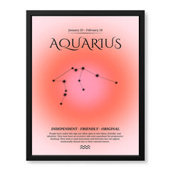 Aquarius Abstract Stars Sign Art | Abstract Nature Artwork #00501