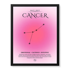 Cancer Abstract Stars Sign Art | Abstract Nature Artwork #00504
