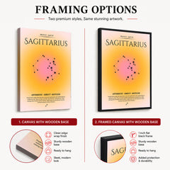 Sagittarius Abstract Stars Sign Art | Abstract Nature Artwork #00506