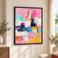 Abstract Multicolor Paint Splash Digital Artwork | Abstract Fashion Artwork #00555
